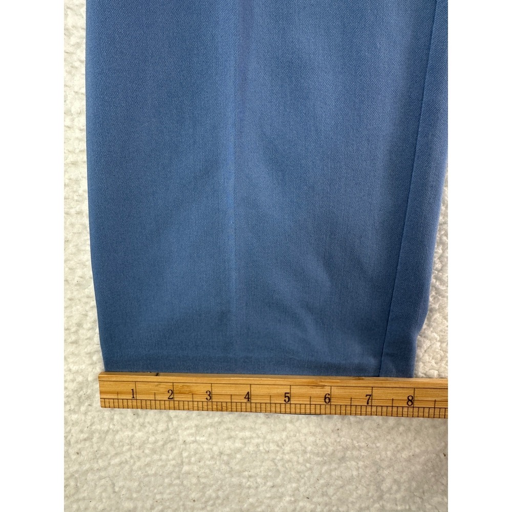 Tommy Hilfiger Mens Tate Blue Thflex Dress Pants 36W X 32L Flat Front - Picture 8 of 15